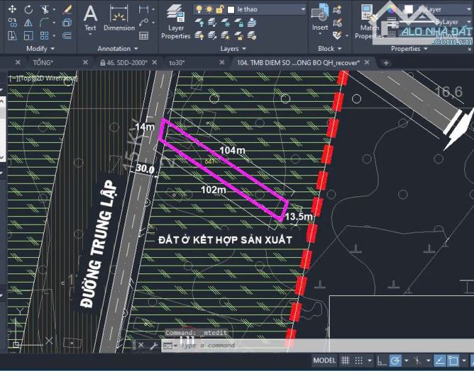 Chủ gửi lô đất đẹp 1.333m2 có sẵn 120m2 thổ cư mặt tiền đường Trung Lập, xã Phú Mỹ Hưng - 4