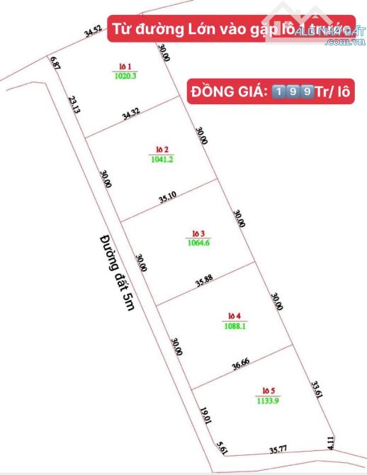 ✨ ĐẤT SÀO RẺ NHẤT TÂY NINH, Diện tích SIÊU ĐẸP: 30x35m (hơn 1.000m2 vuông vức) - 199Tr/ lô - 4