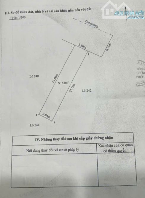 Nhà mặt đường Tô Vũ - 193 Văn Cao, 83m 4 tầng, đường 13m, Giá 7.5 tỉ - 4