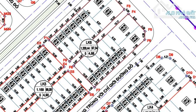 💢💢💢 TÁI ĐỊNH CƯ BỘ CÔNG AN - TIÊN DƯƠNG - ĐÔNG ANH - 2 THOÁNG - ĐƯỜNG 13m - 62m2 💢 - 5