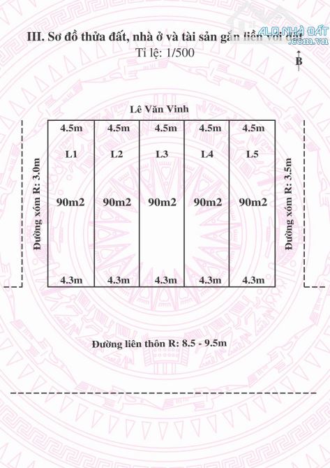 Hàng F0 Thiên Hương trục thôn trải nhựa kinh doanh buôn bán kinh doanh giá chỉ từ 2,4xx tỷ