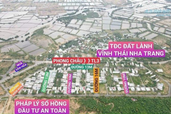 Cần bán lô đất TDC Đất Lành - Đường nhựa rộng 5m - Diện tích 72m2  - Tây Nam - 1