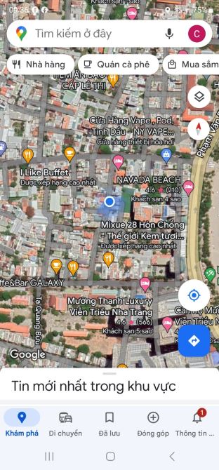 CẦN BÁN LÔ ĐẤT MẶT TIỀN ĐƯỜNG NHÀ THỜ, TP NHA TRANG GIÁ 8,4 TỶ - 1