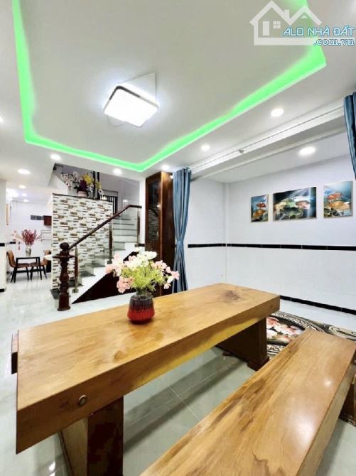 🏚️ HẺM XE HƠI QUAY ĐẦU, LÊ VĂN THỌ P14 GÒ VẤP, 43m, 2 TẦNG ĐÚC, KHU DÂN TRÍ ,  CHỈ 4,35 T - 2