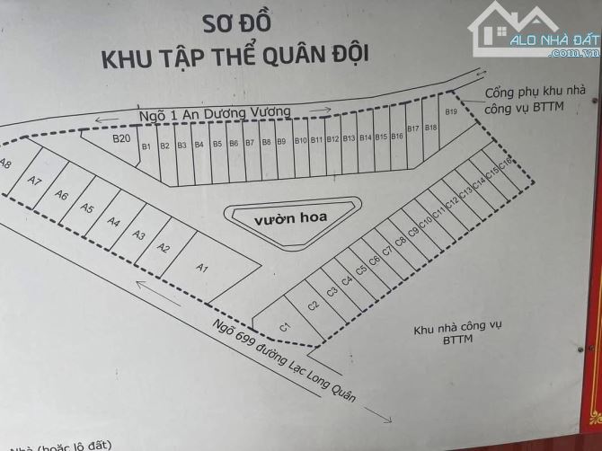 MẢNH ĐẤT CỰC ĐẸP PHÂN LÔ LẠC LONG QUÂN, 52M GIÁ CHỈ 16.5 TỶ - 2