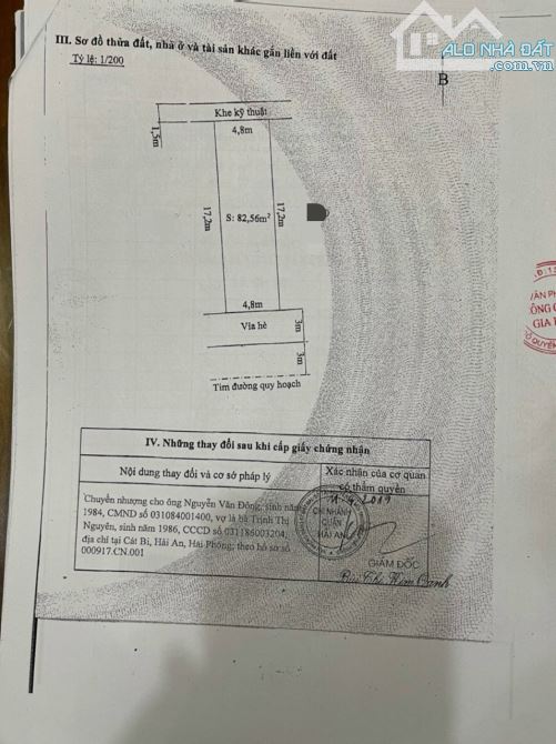 Bán Đất TĐC Đằng Lâm 2 Diện tích 82m2 Mặt Tiền 4.8m - 2