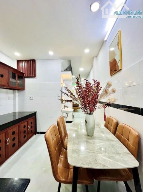 🏚️ HẺM XE HƠI QUAY ĐẦU, LÊ VĂN THỌ P14 GÒ VẤP, 43m, 2 TẦNG ĐÚC, KHU DÂN TRÍ ,  CHỈ 4,35 T - 3