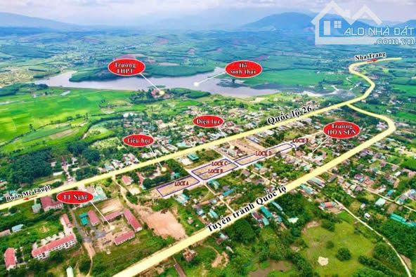 BÁ.N LÔ BIỆT THỰ TRUNG TÂM THỊ TRẤN NGAY QL26 GIÁ CHƯA TỚI 4TR/M2 - 3