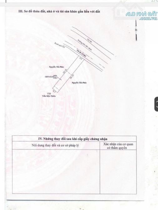 Đất Mặt tiền Dx081 Định Hòa, Thủ Dầu Một, Bình Dương. DT: 4.5x28 có 60m2 thổ cư - 1