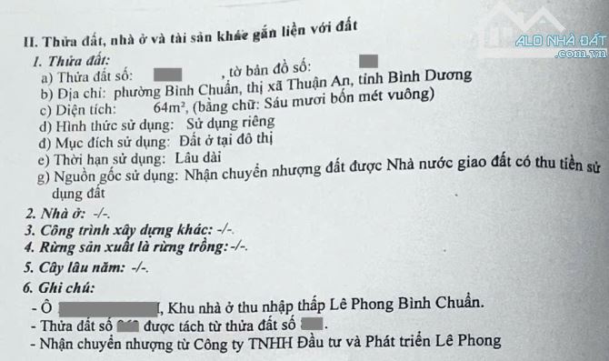 Bán nhà sổ riêng trục chính KDC Lê Phong Bình Chuẩn gần ngã 4 Bình Chuẩn chỉ 3ty200 H5537 - 15