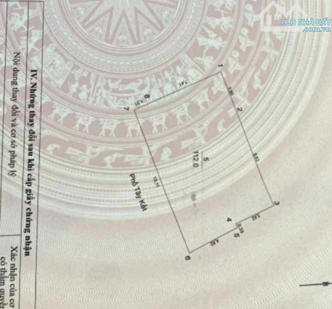 Bán Đất Tặng Nhà Mặt Phố Tây Kết Hai Bà Trưng 112m MT 13m Gần Đầm Trấu. - 6