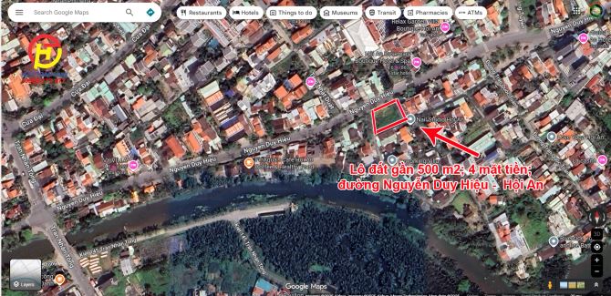 Bán lô đất gần 500m2; 03 mặt tiền đường Nguyễn Duy Hiệu - Hội An - 5