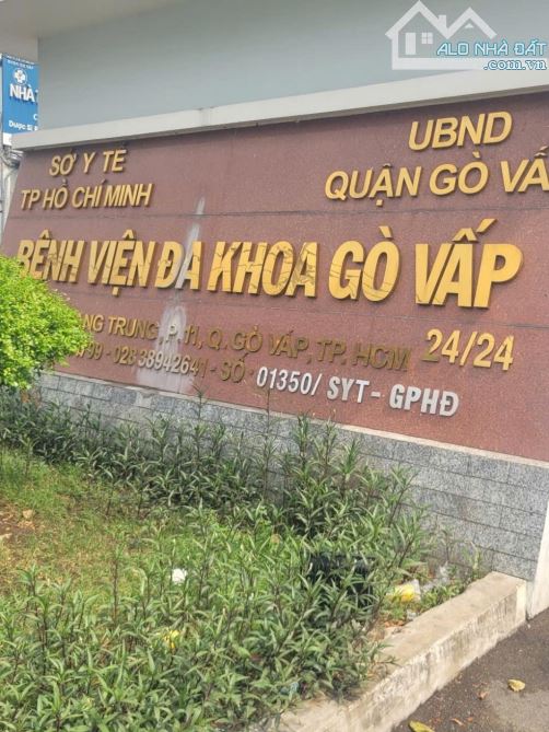 BÁN GẤP NHÀ QUANG TRUNG NGAY CO.OP mart và BÊNH VIỆN ĐA KHOA GÒ VẤP   🏡NHÀ CẤP 4_DT 80 M