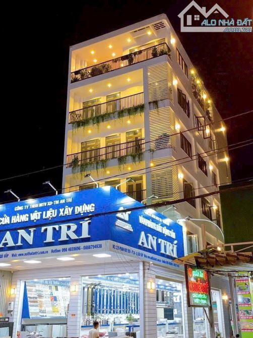 Bán nhà Góc 2 MT Phan Huy Ích Gò Vấp, DT 8x23m nở hậu 10.3m, KC 6 tầng TM, Giá 36.5 tỷ