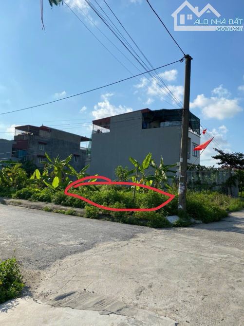 Đất chung cư tổ 6 phường An Dương, lô góc 2 mặt tiền, đường thông siêu đẹp