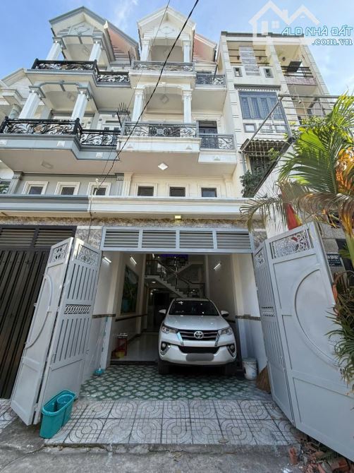 Nhà đẹp, đường 6m (4x16,5), lửng, 2lầu, Lâm Thị Hố, Q12