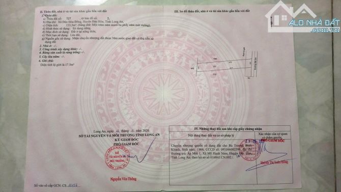 Chỉ 1.1 tỉ Đất Đức Hòa Đông, Cạnh khu dân cư Trần Anh, SHR 152m2