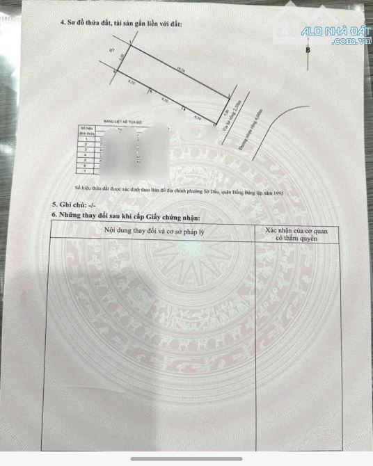 Bán Đất,Cầu Bính ( tdc Chợ Hoa quả), Thượng Lý, Hồng Bàng . 5,4 tỷ. Diện Tích 97,7 m2.