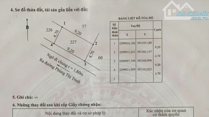 Bán đất Phùng Thị Trinh, Phù Liễn, Kiến An, Hải Phòng