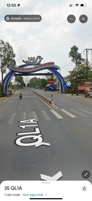 Bán 5000m Đất Mặt Tiền Quốc lộ 1A  Cách Tân Huê Viên 100m, Tp Sóc Trăng