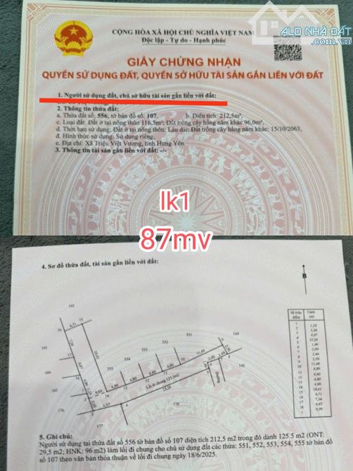 Giá cực tốt. Chỉ 1,8 tỷ sở hữu 96m siêu đẹp tại Tân dân. 200m ra đt379, khu công nghiệp ….