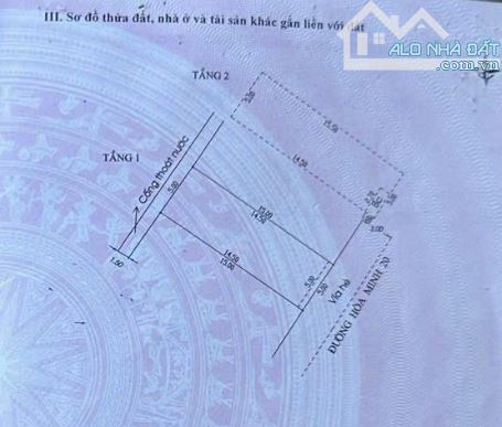 🥇 Bán nhà mặt tiền đường 5m5 Hòa Minh 20 (75 m2), Liên Chiểu - Đà Nẵng, Giá 5.75 tỷ tl