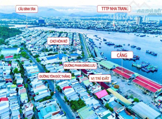 Bán 2 lô đất liền kề 2 mặt tiền trước sau Phan Đăng Lưu, Hòn Rớ 1, xã Phước Đồng