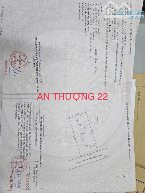 BÁN 12 LÔ ĐẤT BIỂN SƠN TRÀ   1️⃣. AN THƯỢNG 22- 253m=130tr/m 2️⃣. NGÔ QUANG HUY -90m = 12t