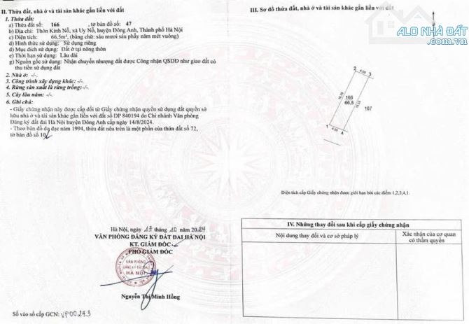 bán lô đất Kính Nỗ-Uy Nỗ- ĐA: 66,5m2- sẵn sổ- gần bệnh viện, trung tâm, giao thô