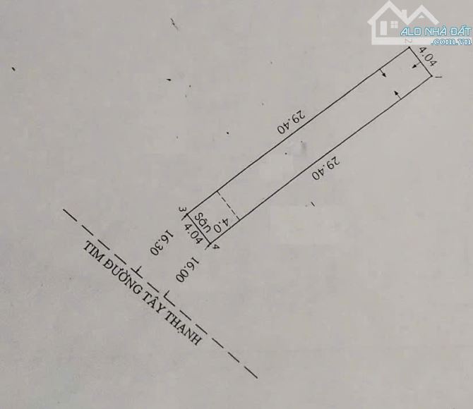 Mặt tiền Tây Thạnh - Tân Phú, 4x30m, trệt lửng 4 lầu ST, giá bán 23,5 tỷ.