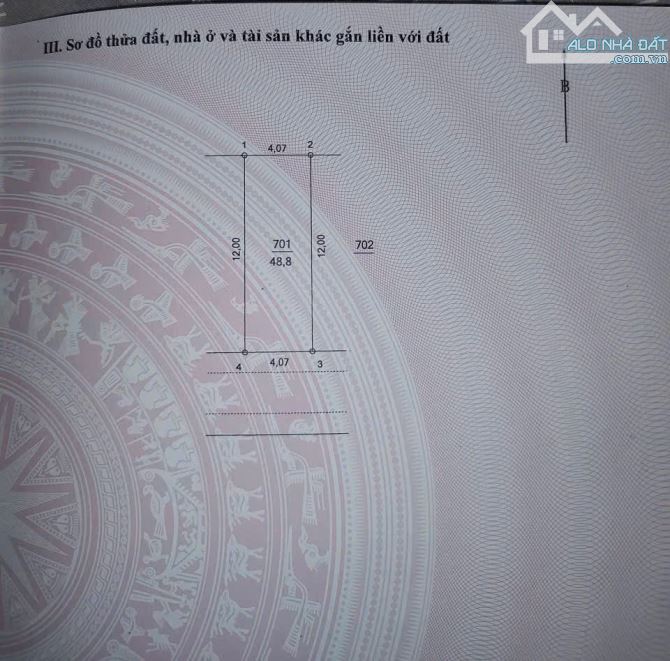 Bán 48m2 đất dịch vụ Vân Canh khu 6.9ha giáp KĐT Hud mặt tiền hơn 4m