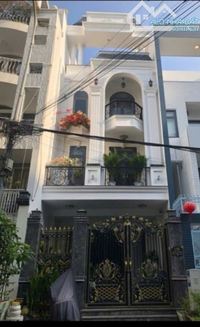 BIỆT THỰ KHU COMPOUND VIP HUỲNH LAN KHANH 103M2, NGANG 5M, 4 TẦNG, 3PN, CHỈ 27 TỶ/TL