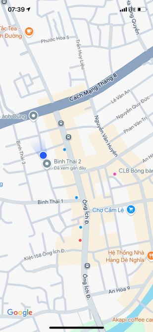 Bán lô đất đẹp kiệt đường ô tô Bình Thái 2 gần Ông Ích Đường, DT 5x16m, giá 3 tỷ 450 tl