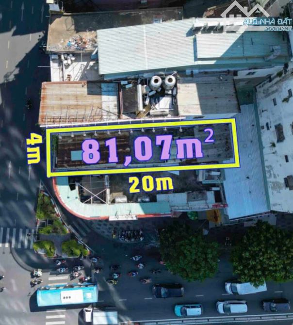 Bán Nhà MT Lê Lai gần chợ Bến Thành Quận 1, DT 4x20m CN 81m², 4 Tầng ST, Giá 70 tỷ