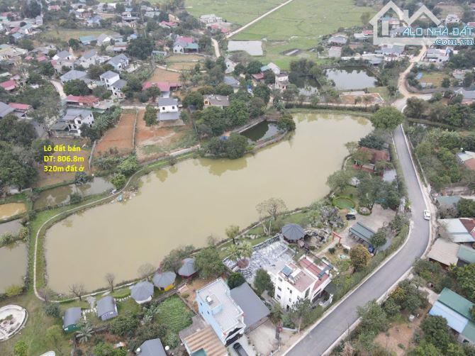 Bán gấp 806.8m - 320m đất ở - view hồ chỉ hơn 5 tỷ