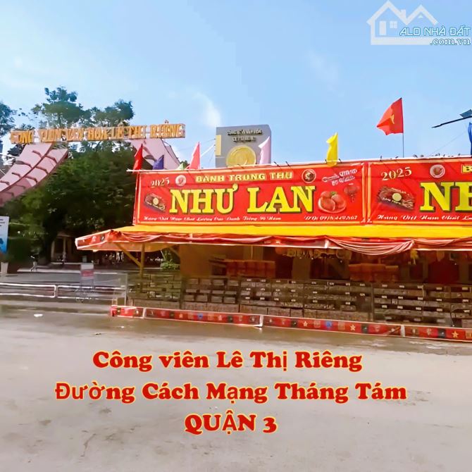Bán gấp Mặt tiền Cách Mạng Tháng Tám – QUẬN 3 – 3.6 x 14 m – Cho thuê 300 tr – 9 tỷ