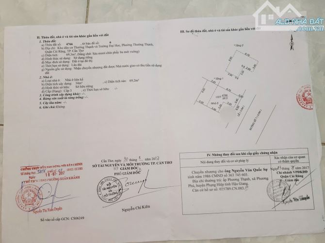 🏠BÁN NHÀ 1 LẦU HOÀN CÔNG - KDC HOÀNG QUÂN - TP CẦN THƠ - 10