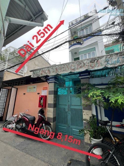NHÀ 4 TẦNG NGANG 8,2M DÀI 25M - 206M2 - ĐƯỜNG NGUYỄN PHÚC CHU - TÂN BÌNH - GIÁ 18.9 TỶ - 1