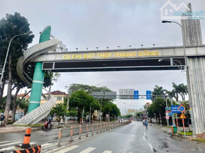 Mặt Tiền Kinh Doanh đường nhựa 10m Thị Trấn Củ Chi 480m2 Sổ Hồng Riêng - 1