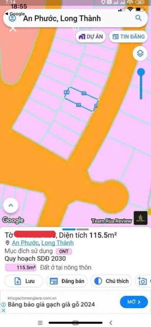 Chính chủ cần thanh lý lô đất mặt tiền QL51 nằm ngay sân bay Long Thành-Chỉ 1,7 tỷ bao sổ - 1