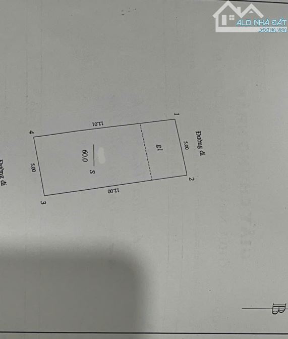 Bán nhà Khu phân lô cán bộ Trường Quản lý - đường Ngọc Hồi, Thanh Trì DT 60m2 - 1