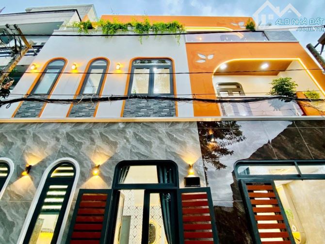 Bán Nhà Hẻm Xe Hơi Gò Vấp-49m2-9,5m x 5m-3Tầng-4PN-Giá 6,980 Tỷ - 1