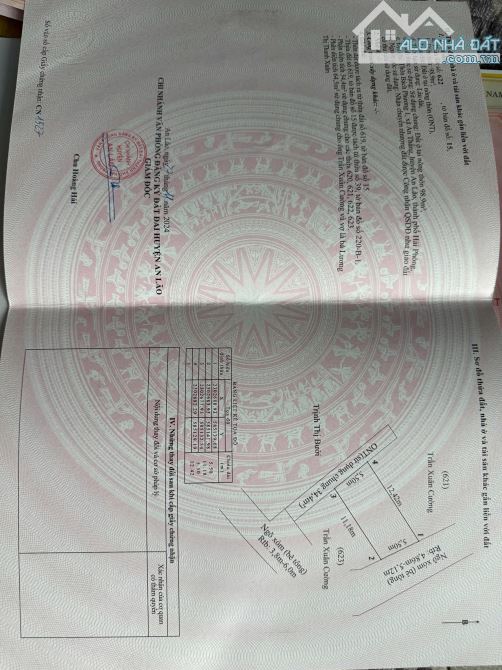 3 LÔ F0 GIÁ CÔNG NHÂN – BÁCH PHƯƠNG (An Thắng cũ) – AN LÃO  Diện tích vừa vặn, ngõ rộng 4– - 1