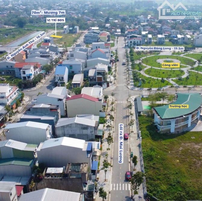 🚨Bán đất KQH Hương Sơ view kênh - 70m² Nguyễn Văn Linh - TP Huế, Sạch đẹp không cống tủ - 1
