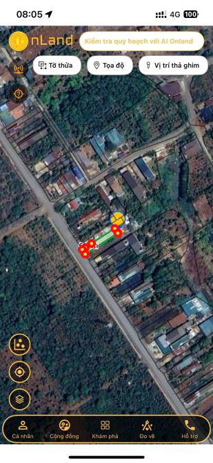 Bán lô đất Phường Tân An đường Qh 40m hiện đang làm - 1