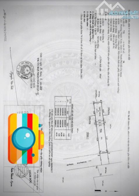 Đất Fun thổ cư, Thạnh xuân 25, em chân dài dt : 4mx26.5m=106m2 giá bán : 4.2 tỷ - 2