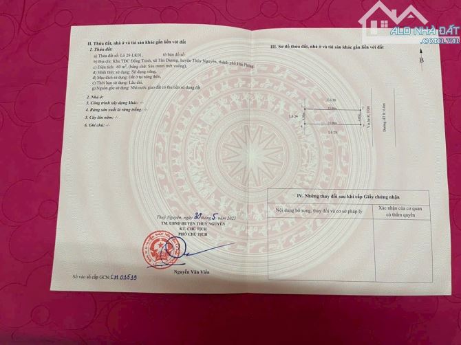 🔥 SIÊU HIẾM – CẶP LIỀN KỀ ĐẸP TDC ĐỐNG TRỊNH – TÂN DƯƠNG – P. DƯƠNG QUAN – THUỶ NGUYÊN 🔥 - 2