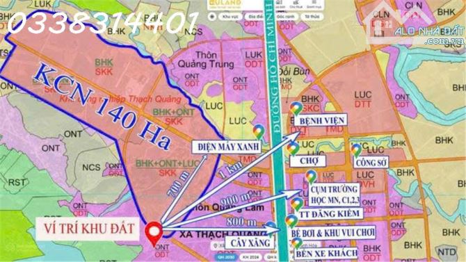 SIÊU PHẨM –  LÔ ĐẤT  THẠCH QUẢNG  THANH HÓA, DT 125M2, GIÁ ĐẦU TƯ - 2