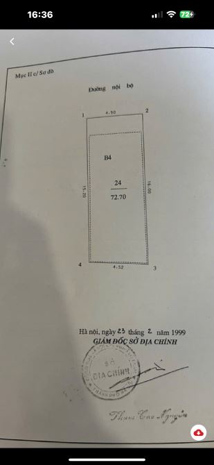 HÀNG HIẾM – KHU PHÂN LÔ VỈA HÈ , NGÃ TƯ HOÀNG QUỐC VIỆT-TRẦN CUNG -  GIÁ ĐẦU TƯ - 2