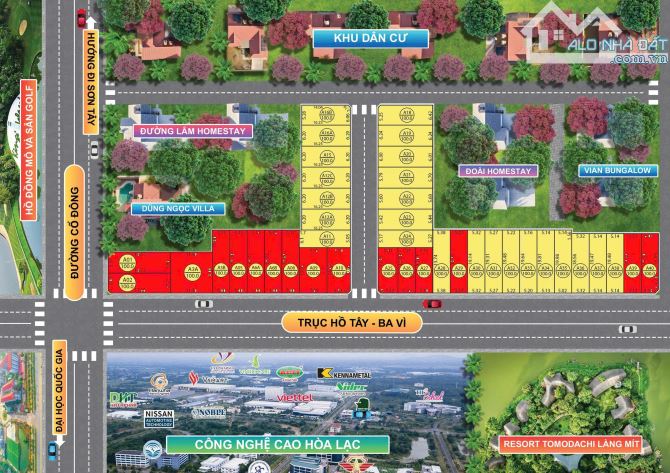 ĐẤT NỀN HÒA LẠC – GIÁ CHỈ 13 TRIỆU/M² – CƠ HỘI ĐẦU TƯ SIÊU TỐT - 2